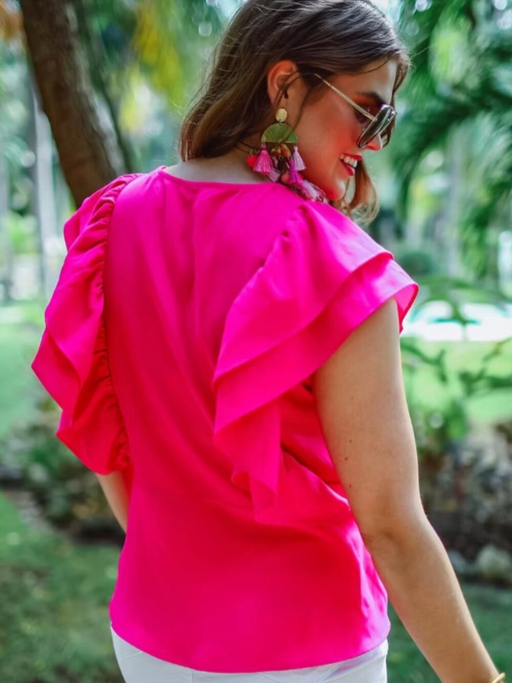Get The Scoop Ruffle Top - Picture 3 of 3
